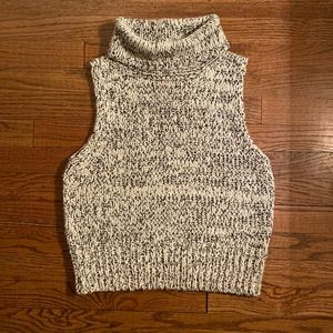 PacSun Black and White Cowl Neck Sweater